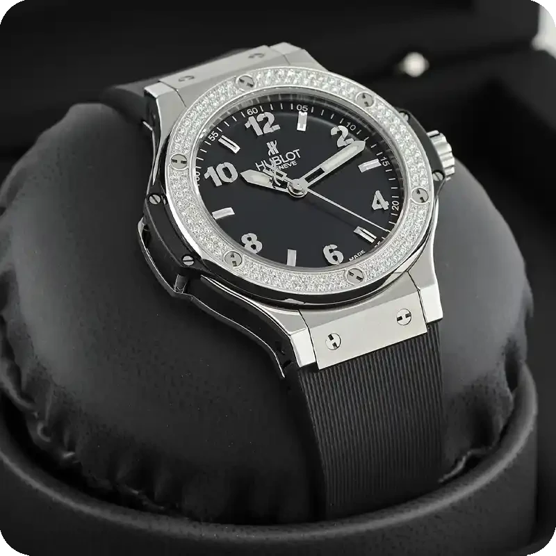 ساعت مچی هابلوت زنانه دور نگین Hublot 06.webp
